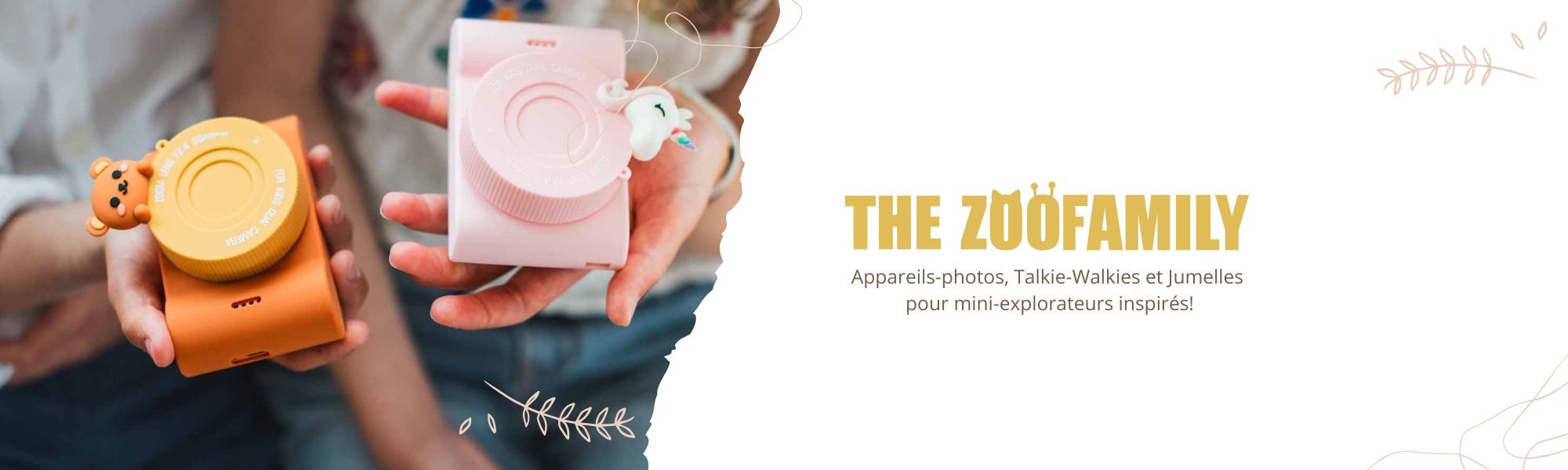 The Zoofamily -Photo vidéo jumelles talkie-walkie